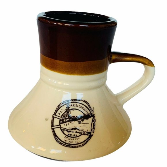 USS Massachusetts Battleship Cove Coffee Mug Cup - Picture 1 of 4